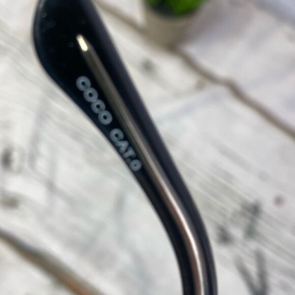 Spitfire Coco Cat Black Rimmed Glasses Clear Lenses - Picture 12 of 12